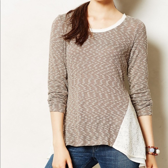 Anthro Clu + Willoughby Kittery Pullover Knit Top - Picture 2 of 12